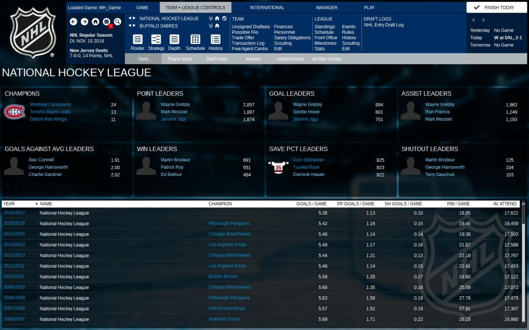 Franchise Hockey Manager 3游戏截图