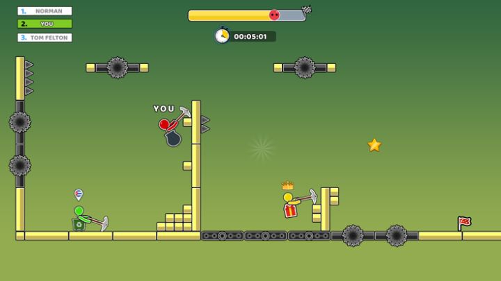 火柴人锤攀爬游戏截图