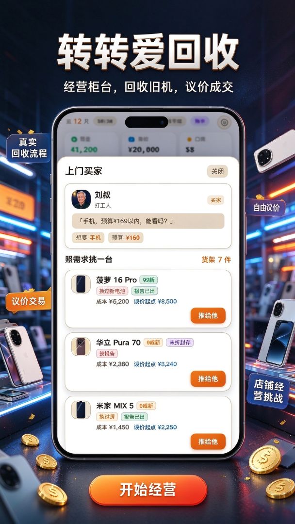 转转爱回收:从负债开启暴富人生游戏截图