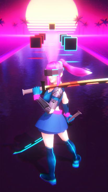 Cyber Beat Ghost Slasher游戏截图