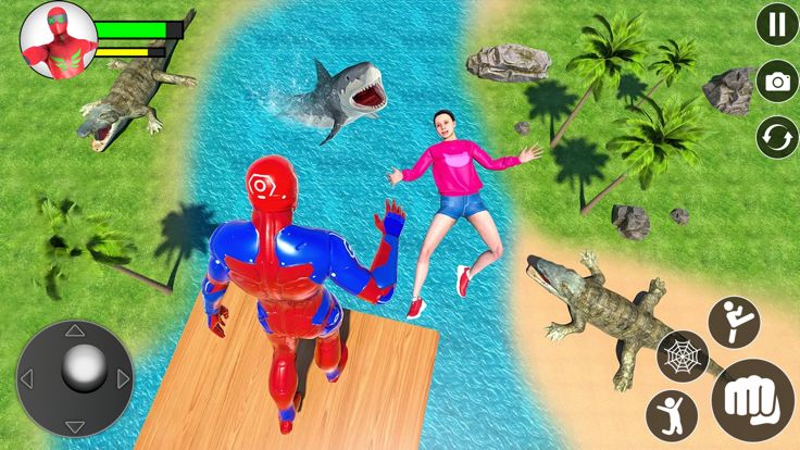 Super Rope Hero - Spider Games游戏截图