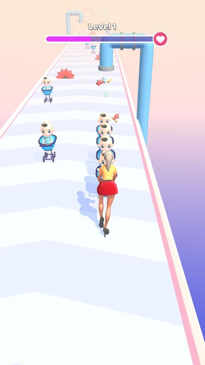 Baby Carriage Run游戏截图
