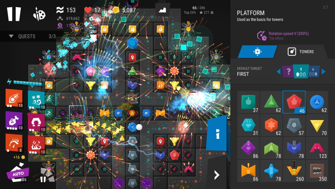 Infinitode 2 - Infinite Tower Defense游戏截图