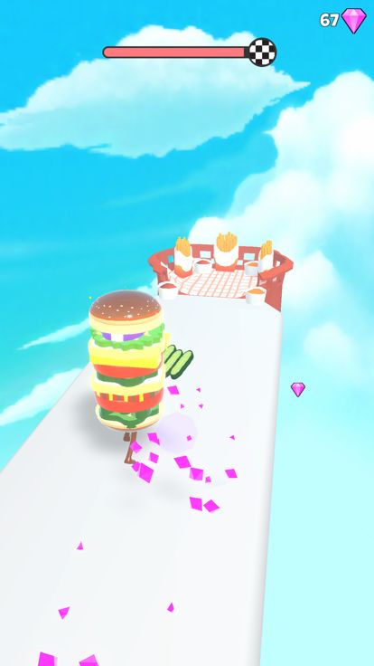 Hamburger Runner游戏截图