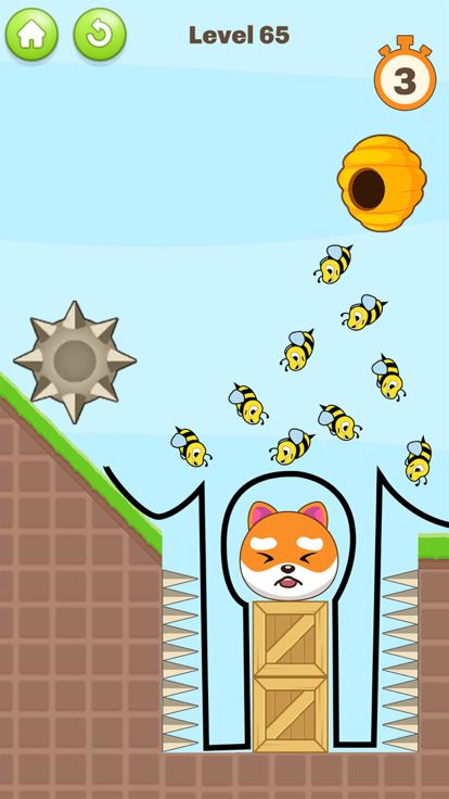 Save The Dog - Draw Puzzle游戏截图