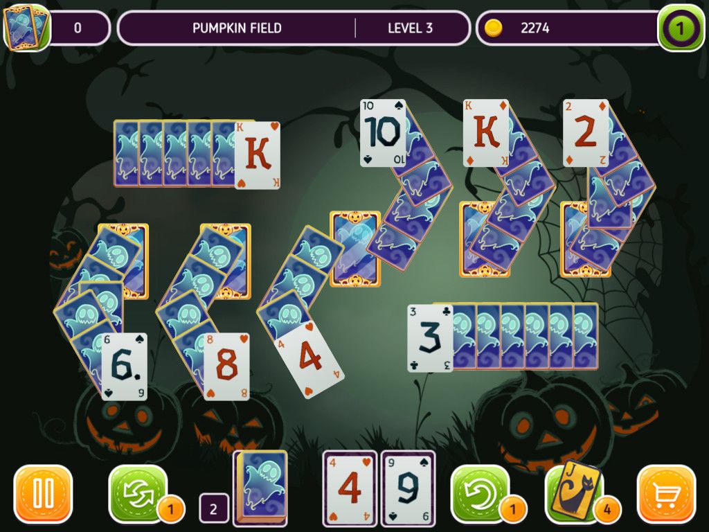Solitaire Halloween Story游戏截图