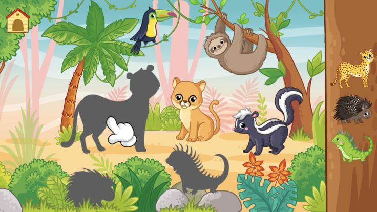 Toddler animal puzzle games!游戏截图