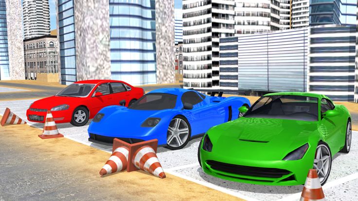 Multi Desert City Level Luxurious Cars Parking游戏截图