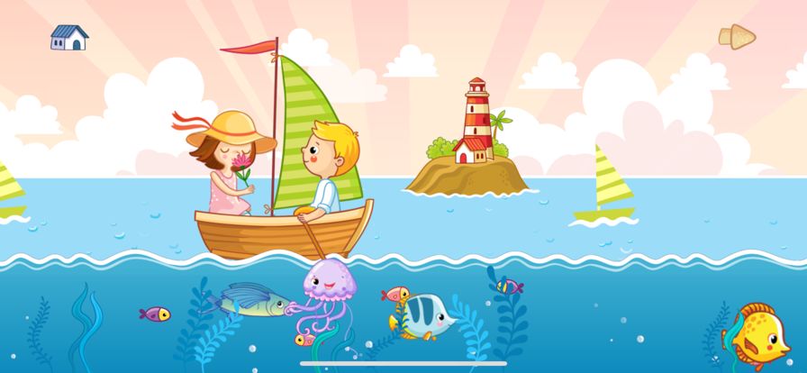 FISH sea animal games for kids游戏截图