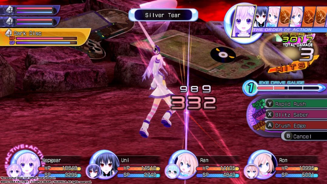 Hyperdimension Neptunia Re;Birth2: Sisters Generation游戏截图