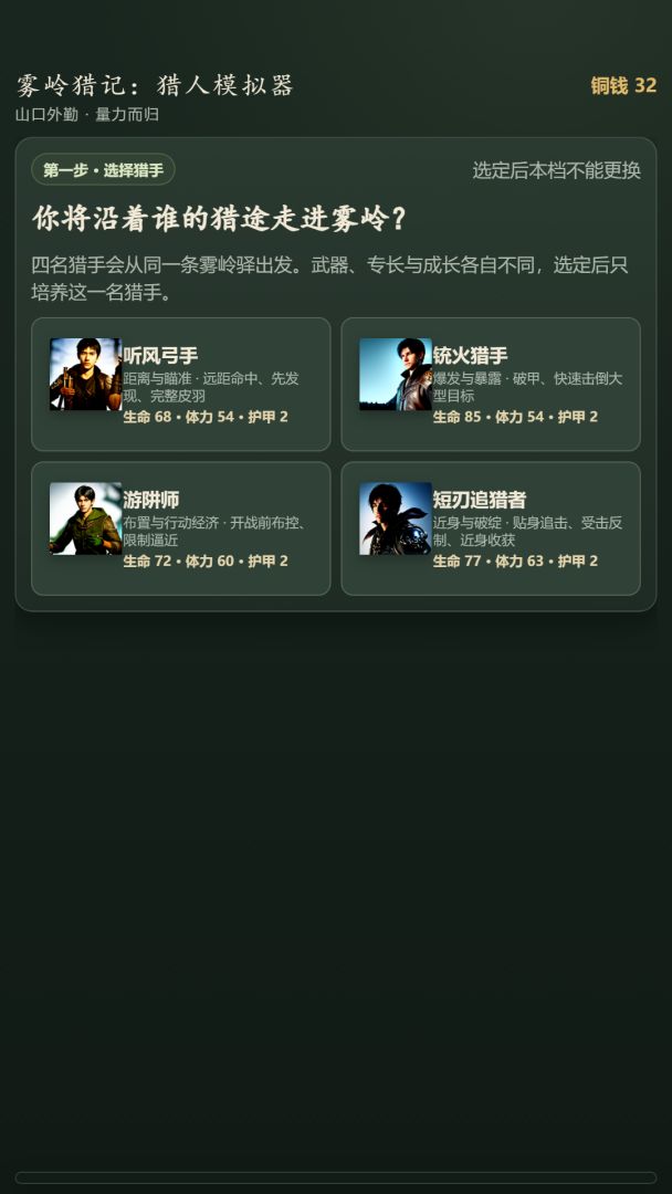 雾岭猎记:猎人模拟器游戏截图