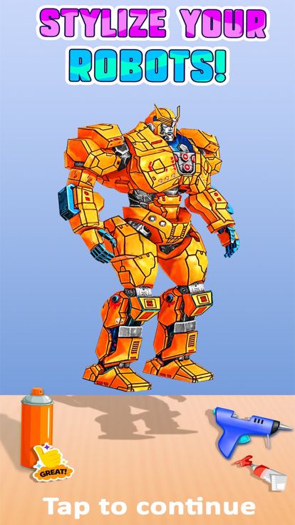 擎天柱机器人游戏 - DIY 游戏 - 机器人游戏游戏截图