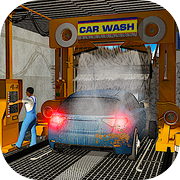 智能洗车服务：加油站停车场 3D Car Wash Gamesicon