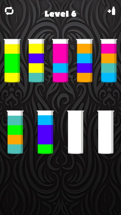 Sort Color Water Puzzle游戏截图