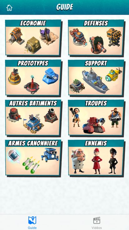 Guide français pour Boom Beach - Astuces, stratégies, vidéos游戏截图