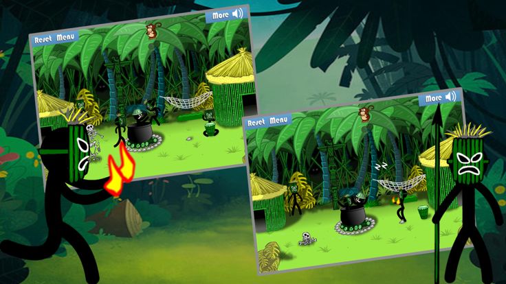 火柴人食人族游戏截图