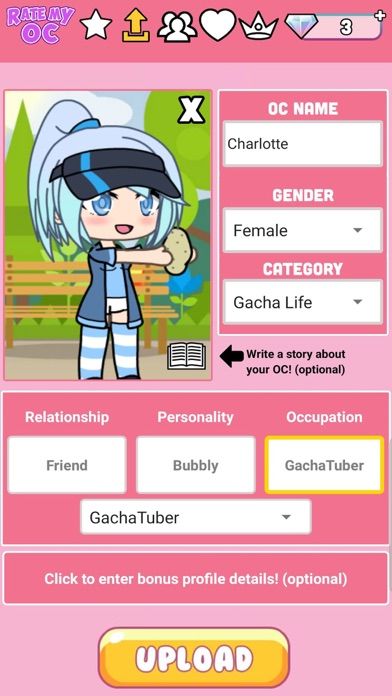 Rate My OC游戏截图