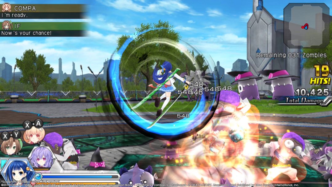 MegaTagmension Blanc + Neptune VS Zombies (Neptunia)游戏截图