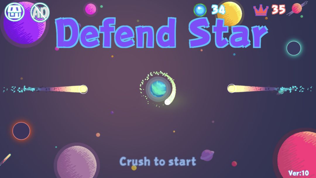 保卫星星游戏截图