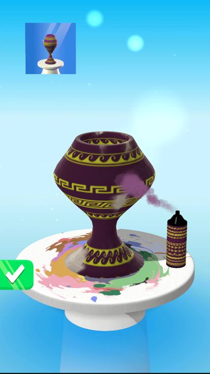Pottery art : color match游戏截图