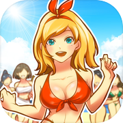 水着で鬼ごっこ