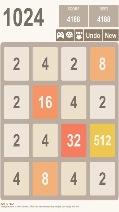 经典1024游戏截图