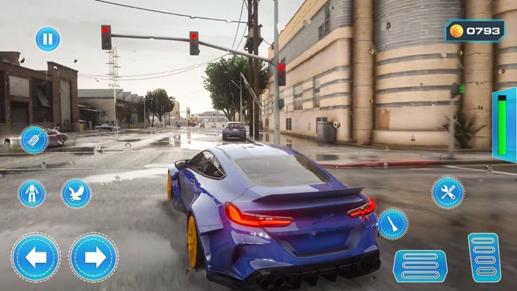 交通驾驶停车场：玩最好的汽车比赛巨型坡道特技游戏游戏截图