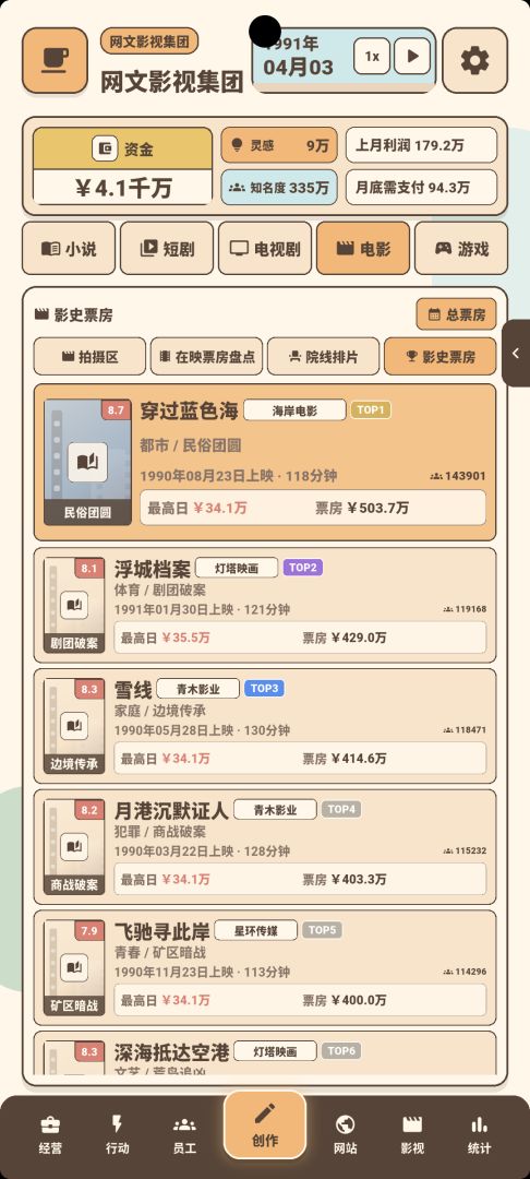 网文影视大亨游戏截图