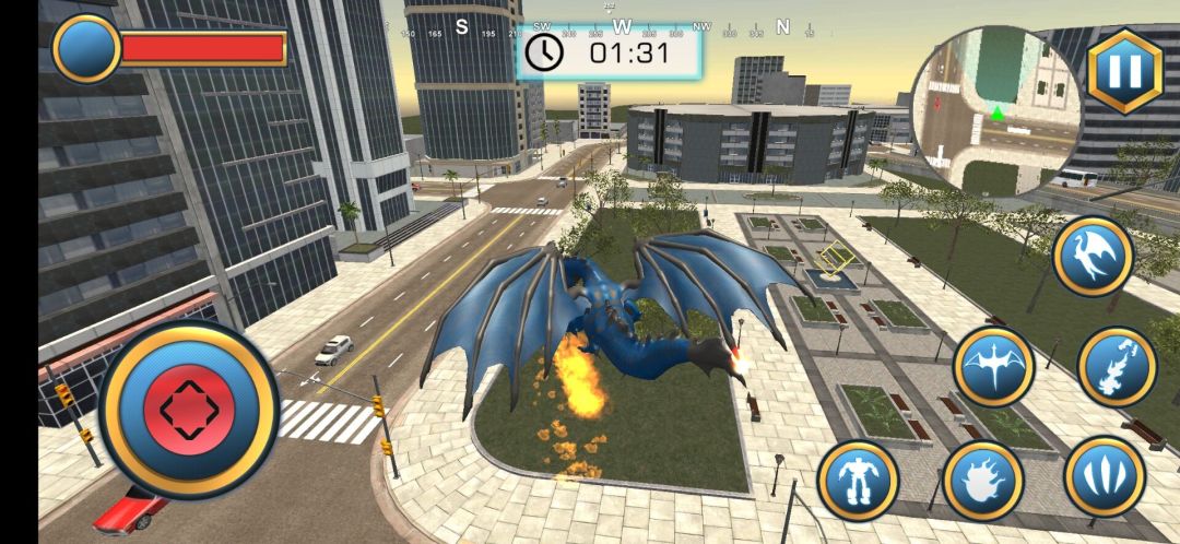 模拟飞行机甲游戏截图
