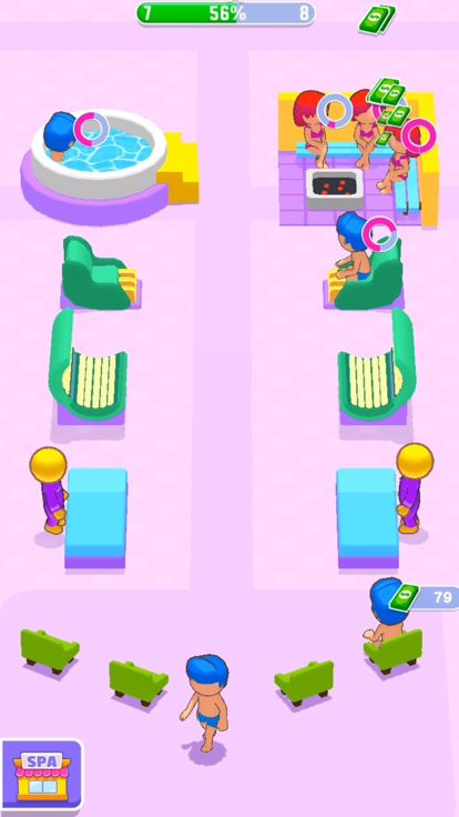 IDLE Spa Salon - 3D Arcade游戏截图