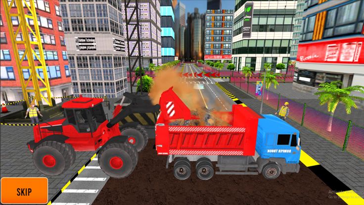 JCB Snow Excavator Game 3D游戏截图