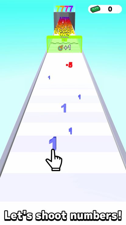 Number Merge Run : Shooting游戏截图
