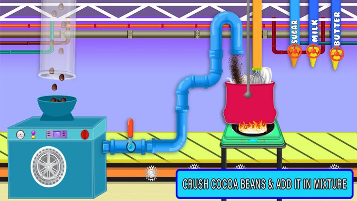 巧克力糖果制造商工厂游戏截图