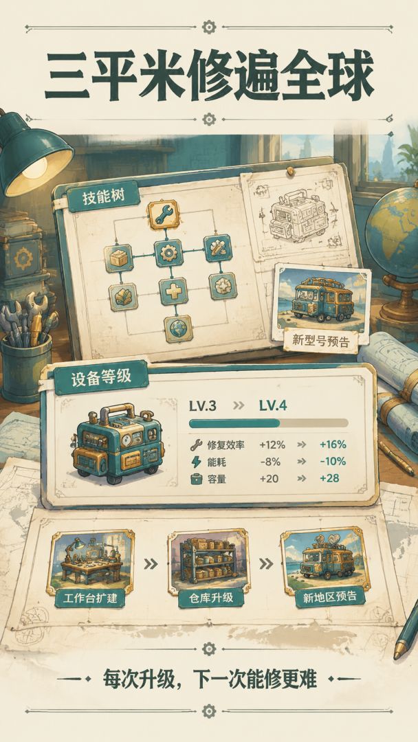 三平米修遍全球游戏截图