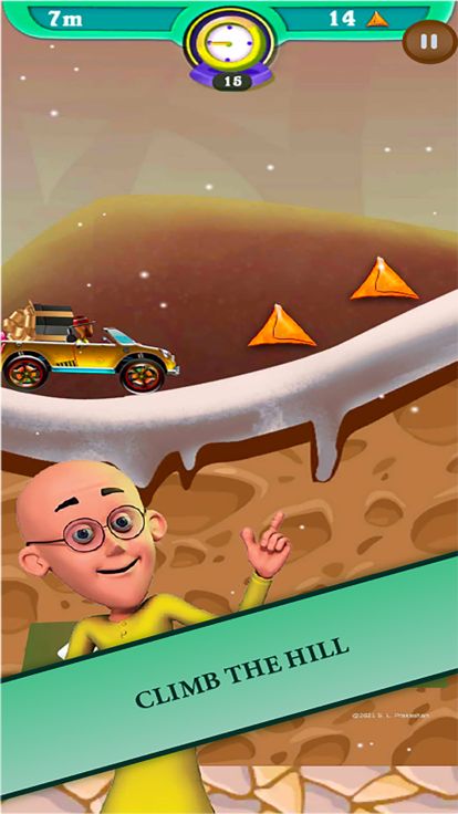 Motu Patlu Hill Racing Game游戏截图