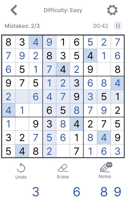 Sudoku - Brain Puzzle游戏截图
