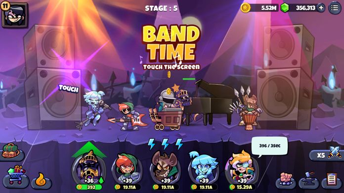 英雄战队 IDLE RPG游戏截图