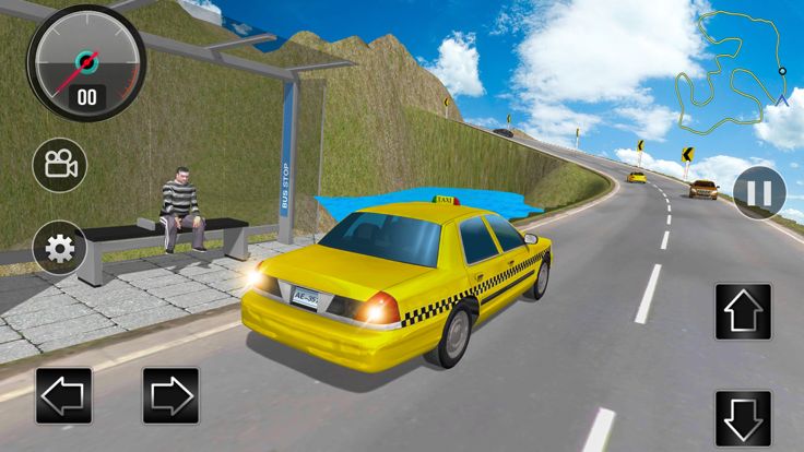 山道出租车3D游戏截图