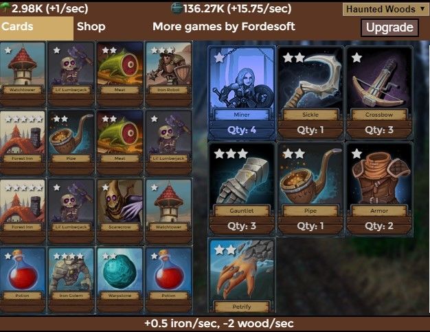 Creature Card Idle游戏截图