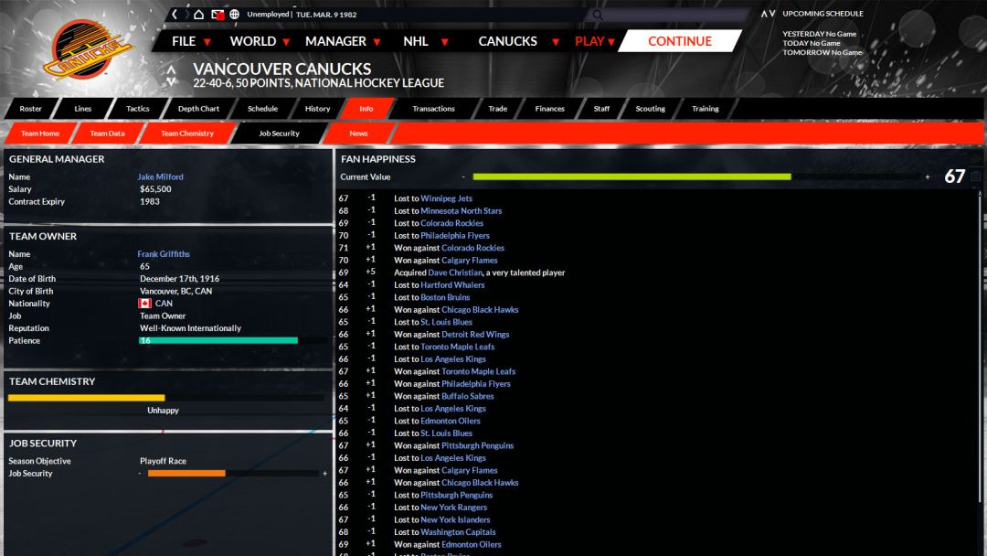 Franchise Hockey Manager 6游戏截图