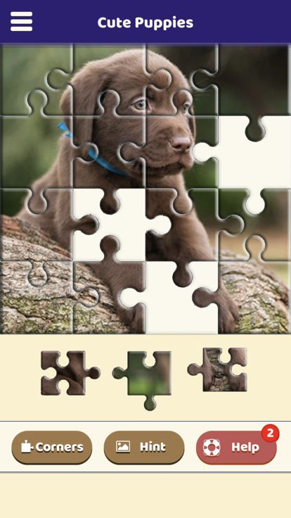 Cute Puppies Jigsaw Puzzle游戏截图