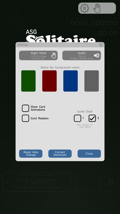 Solitaire ASG游戏截图