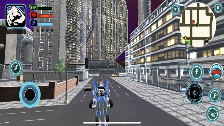 真正的汽车机器人格斗游戏游戏截图