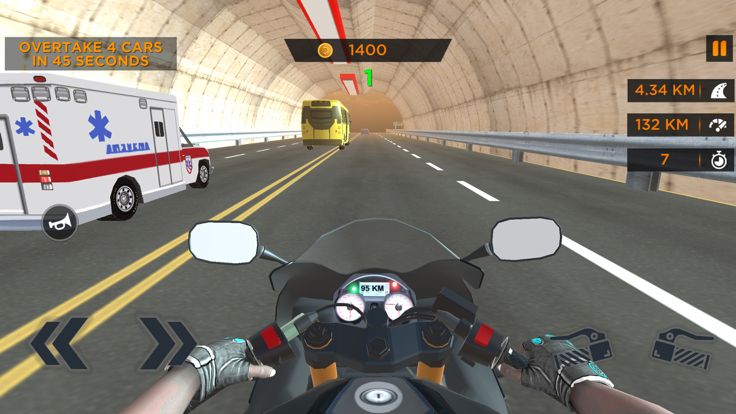Highway Traffic Bike Rider XTR游戏截图
