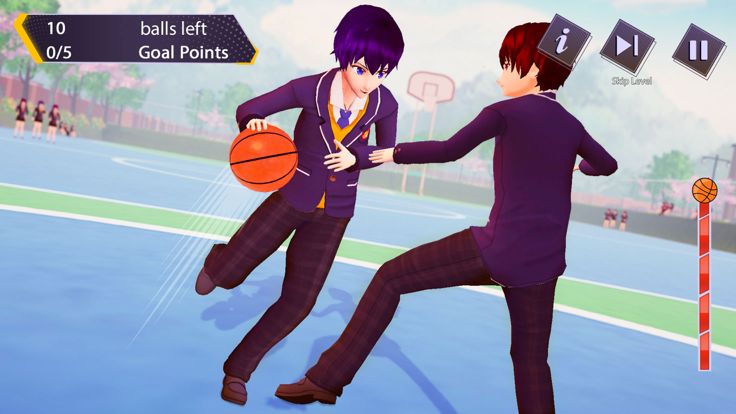 日本动画片 高的 学校 男孩 生活 辛游戏截图