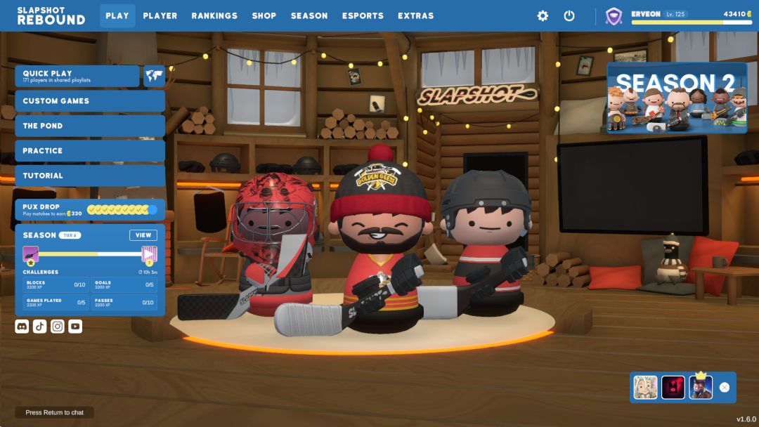 Slapshot: Rebound游戏截图