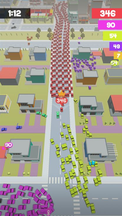 Crowd Drift Cars City io游戏截图