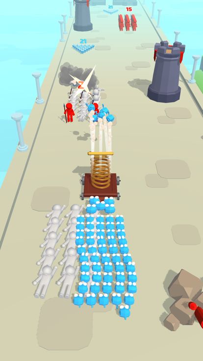 Catapult Runner 3D游戏截图