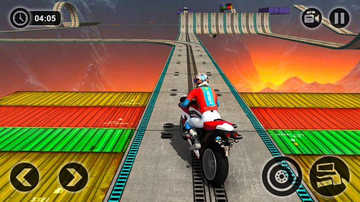 Motorbike Driving Simulator - impossible Tracks 3D游戏截图