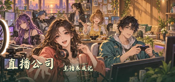 直播公司：主播养成记 封面